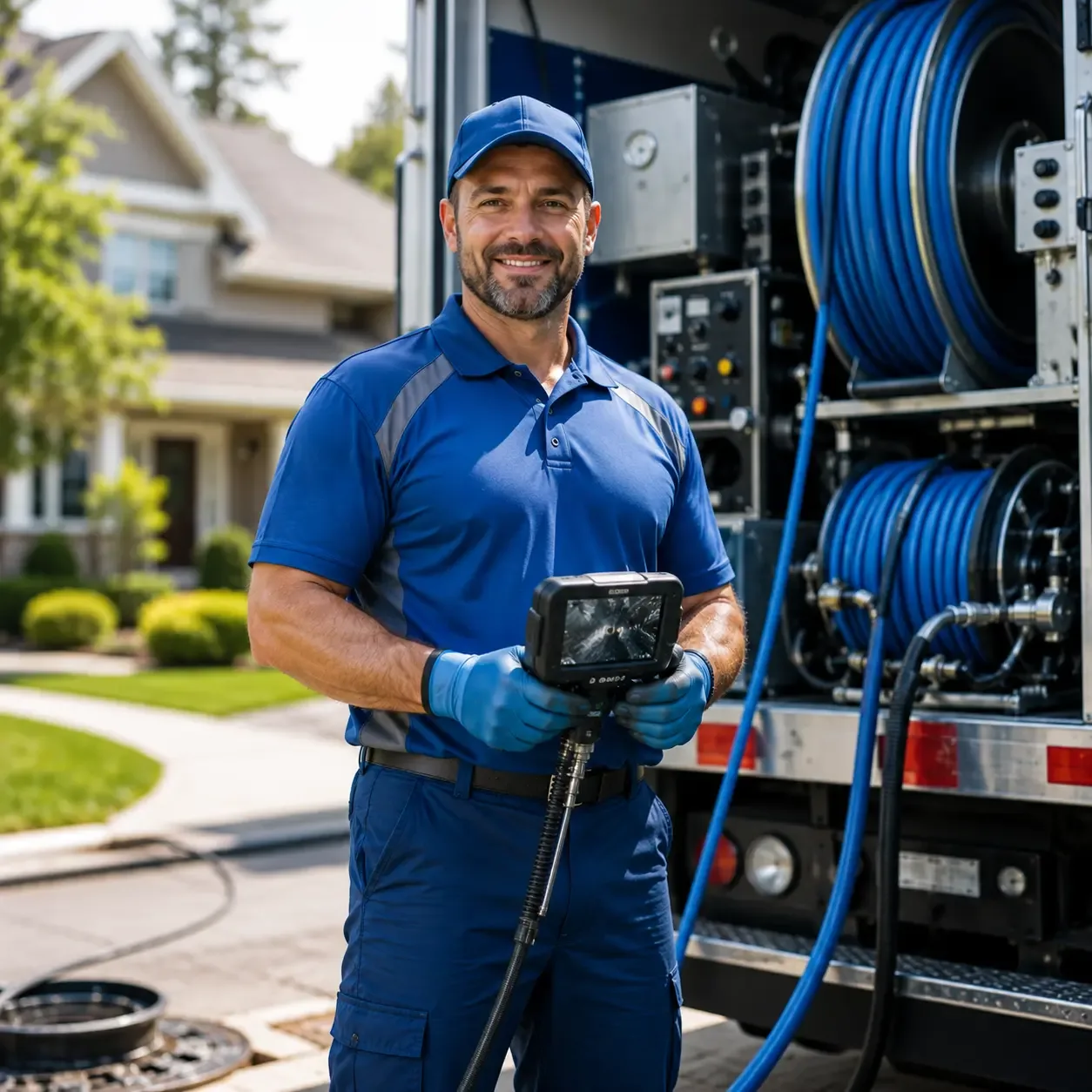 Local outdoor drain cleaning specialists in La Fayette, GA